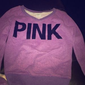 Purple long sleeve shirt